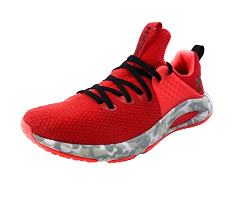 Under Armour HOVR Rise 3 Camo masculino (us_Footwear_Size_System, adulto, masculino, numérico, médio, numérico_11), Vermelho/cinza, 42