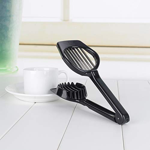 Coupe-œufs multifonction en acier inoxydable pour tranches nettes - 6