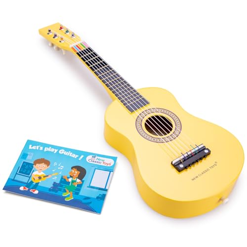 New Classic Toys -10343 Novos brinquedos clássicos NCT 0343-instrumentos musicais - guitarra, cor amarela, 600 x 195 x 60 mm (343)