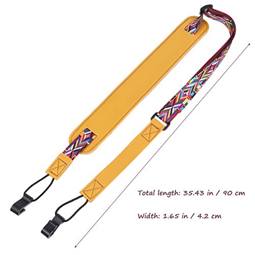 Milisten Trou De Style Pu Crochets Enfants Pour Perceuse Cou Musical Épaule Doux Folk Adultes En Cuir Double Forage… - Les Beatles, Paul McCartney, John Lennon, RIngo Starr, George Harrison Milisten Trou De Style Pu Crochets Enfants Pour Perceuse Cou Musical Épaule Doux Folk Adultes En Cuir Double Forage… – Image 5