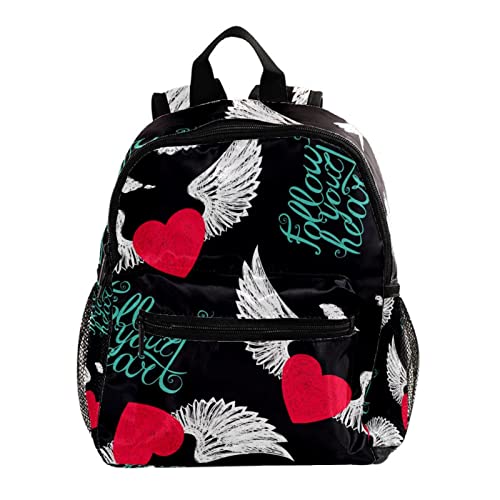 Sac à dos enfants 30,5 cm anti-fatigue à motif cœurs pour garçons et filles