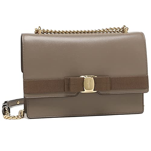 [Salvatore Ferragamo] [サルヴァトーレフェラガモ] ショルダーバッグ ヴァラ グレー レディース 21I284 0741063 [並行輸入品]