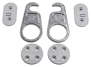 Gedotec Möbelverbinder Lock Teilbarer Verbinder für Arbeitsplatte Bürotisch Möbel Stahl verzinkt Bauhöhe 9,1 mm 1 Set