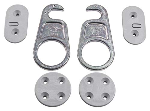 Preisvergleich Produktbild Gedotec Möbelverbinder LOCK Tischplatten-Verbinder trennbar Arbeitsplatten-Verbinder / Verbinder für Büro-Tisch - Möbel / Stahl verzinkt / Bauhöhe 9,1 mm / 1 Set - Holz-Verbinder Metall zum Schrauben