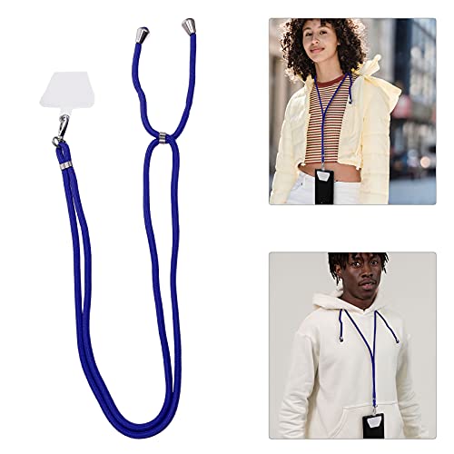 Acessório para celular, cordão ajustável para telefone correia universal com adesivos