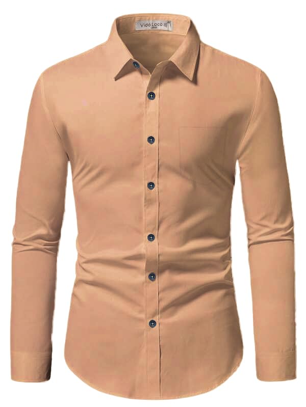 Image of Vida Loca Full Sleeve Spread Collar Cotton Blend Casual, Festival Stylish Slim fit Shirt for Men and Boys.