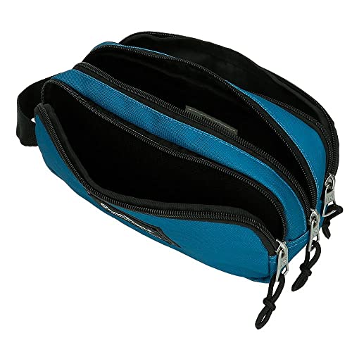 Miniatura 4 de Pepe Jeans Aris Estuche Triple Azul 22x10x9 Cms Poliéster