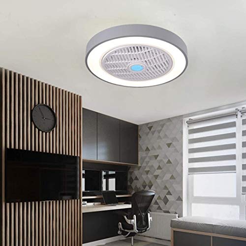 Ventilateur de plafond avec télécommande pour ajuster la lumière LED 46W à intensité variable