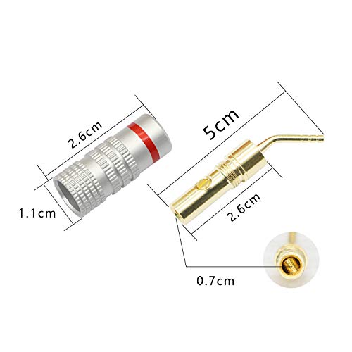 Pin de Altavoz Banana 2mm, Pack de 4 Pzas miniatura 4