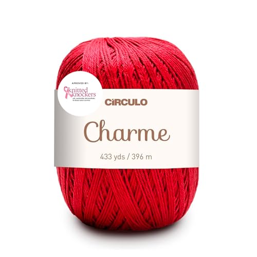CIRCULO Charme 100% Mercerized Brazilian Cotton Yarn, Sport, 433 Yds