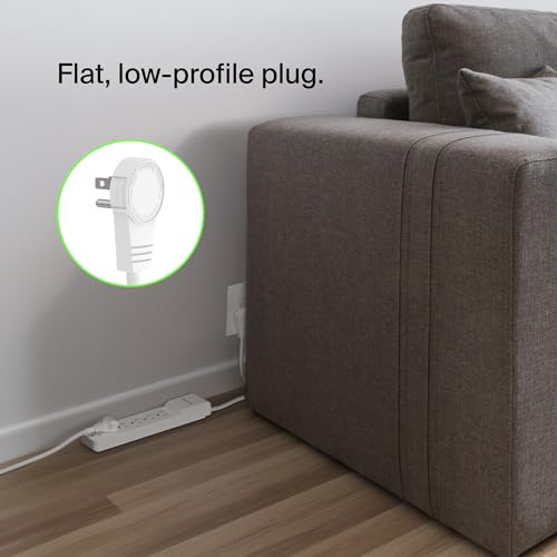 Belkin BE106000-06R 6-Outlet Surge Protector Power Strip, 6Ft Cord, 360° Rotating Plug thumb #4