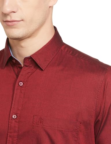 Image of Raymond Men's Solid Slim Fit Shirt
