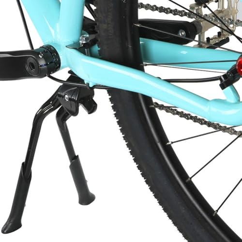 Béquille de vélo double centrale robuste en alliage pour repos stable