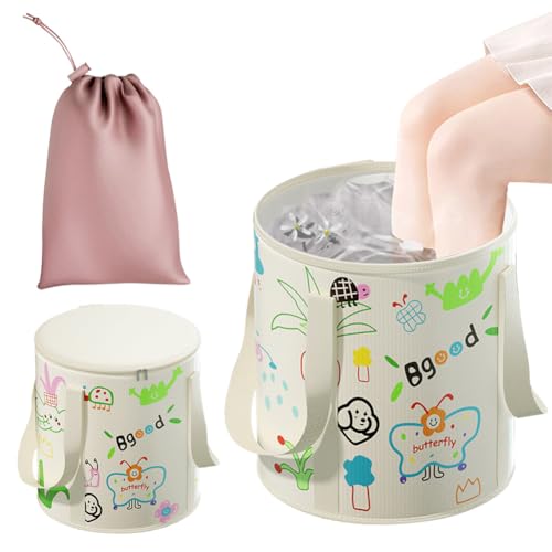 Bañera Plegable para Pies Multifuncional Portátil miniatura 1