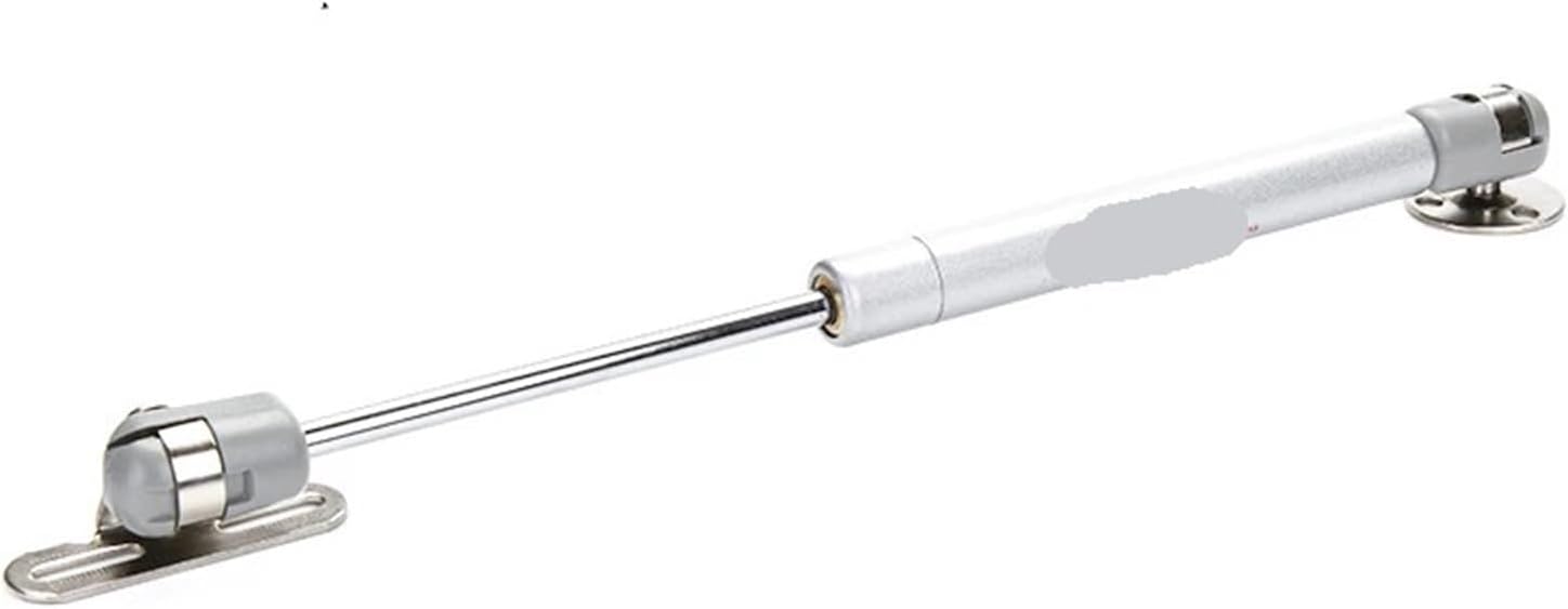 60N / 6kg Copper Force Door Lift Support Gas Hydraulic Spring Hinge Cabinet Door Kitchen Cupboard Hinges Furniture Hardware 1Pcs(White)