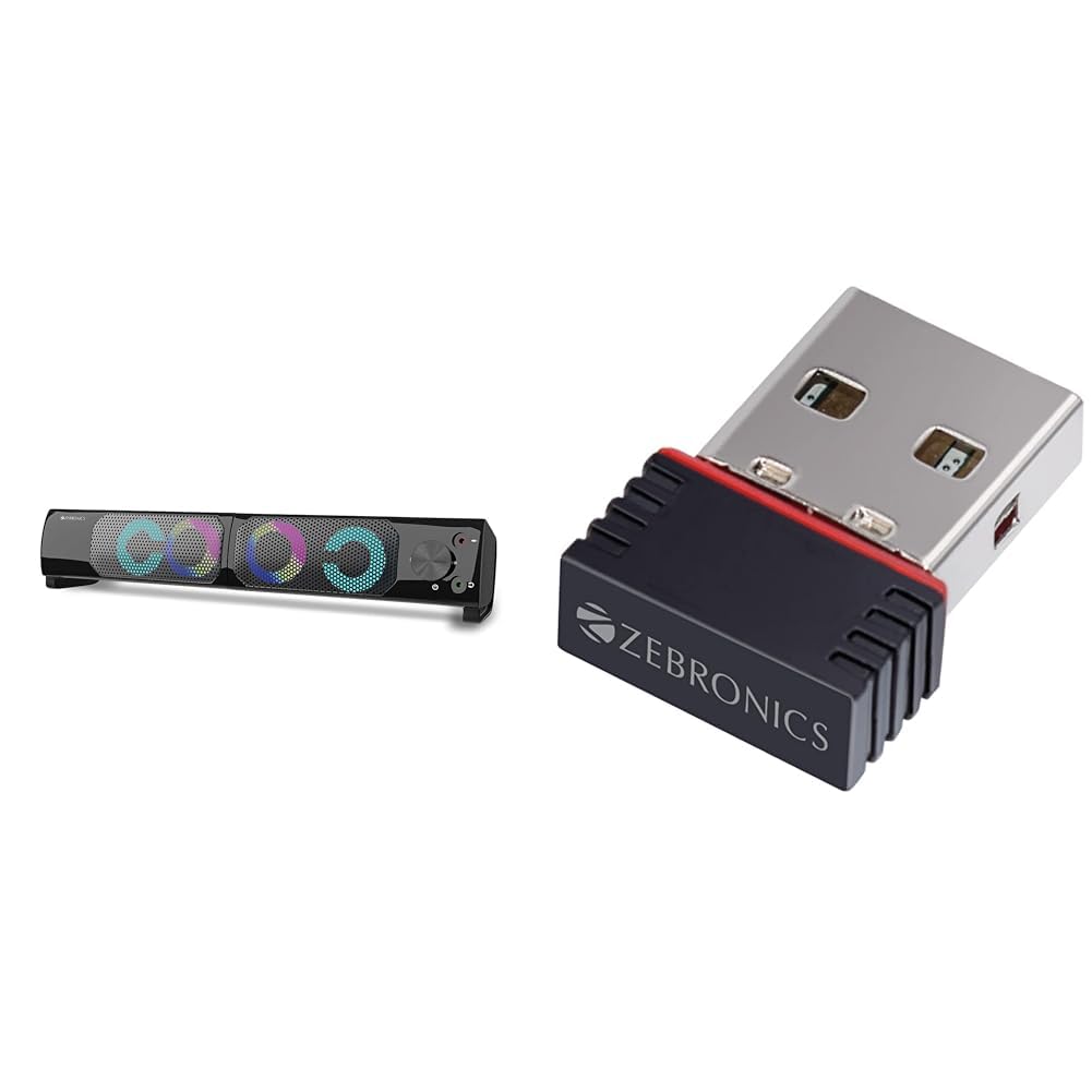 ZEBRONICS Zeb Wonderbar 10 USB Powered 2.0 Computer Speaker with RGB Lights (B0BBQBLH49) Amazon Price History, Amazon Price Tracker