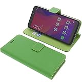 foto-kontor Tasche kompatibel mit Vernee X2 Book Style grün Schutz Hülle Buch