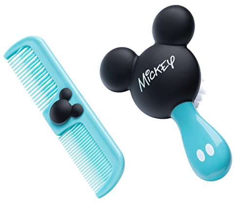 Image of Disney Baby - Mickey Mouse Brush & Comb Set- Aqua