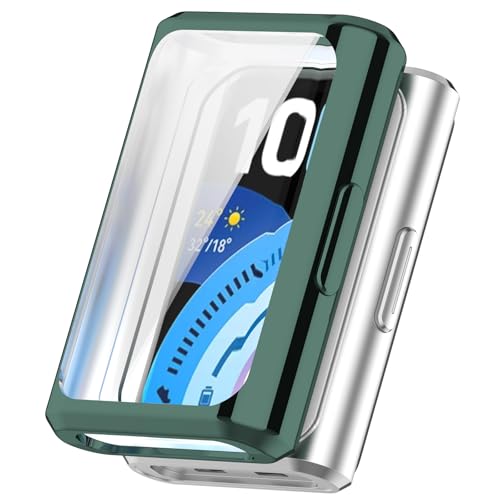 LICHIFIT for HUAWEI Band 11 Pro/11 Pro NFC �p�ی�P�[�X �J�o�[ TPU ��̉� �X�}�[�g�E�H�b�`�J�o�[ �E���ȒP �ϏՌ� ���h�~�y�� ������� �A�N�Z�T���[(�G�������h�O���[��)