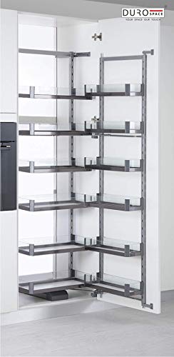 DUROSPACE Venetian Glass Pantry Unit for Modular Kitchen (450 mm)