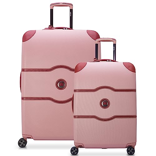 Image of DELSEY PARIS Chatelet Air 2.0 Hardside Luggage with Spinner Wheels, Pink, 2 Piece Set, (24 /28)