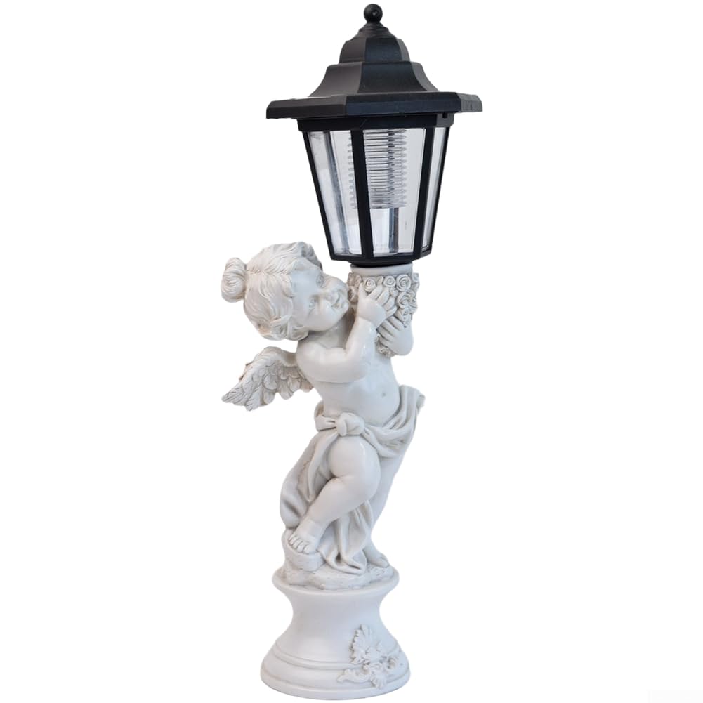 Statua di luce solare di stile europeo per il patio del giardino (Statue2)