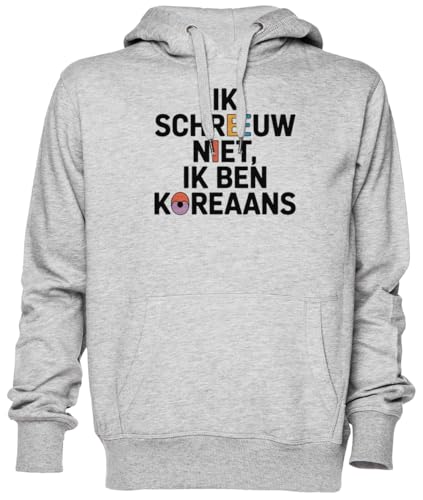 Sweat Koreaans gris sweat-shirt jersey unisexe homme femme de mi-saison confortable