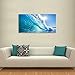 Canvas Prints Wall Art Blue Ocean Wave Surfing Sea Picture Paintings on Canvas Modern Canvas Art For Home Room Office Wall Decorations