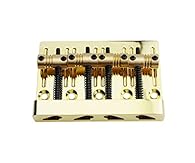 Bridge Size (L x W): Approx. 80 x 56 mm(3.15 x 2.2 in); String Spacing: 19 mm(0.75 in); E to E String Spread: Approx. 56 mm(2.2 in). Compensated with 4 stringed Jazz bass replacement parts, also can be a decoration of your bass. Material: Zinc alloy ...