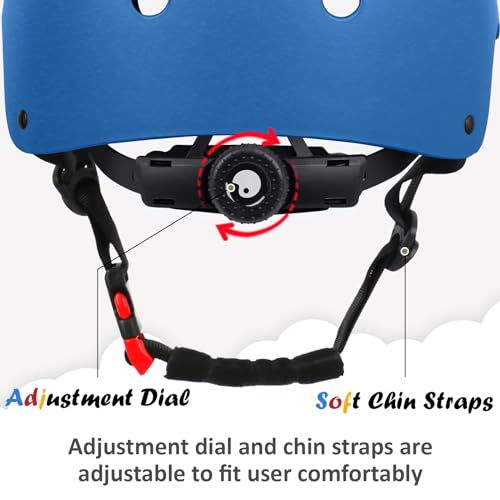 kids bike helmet adjustable and multi-sport from toddler to youth 3 sizes