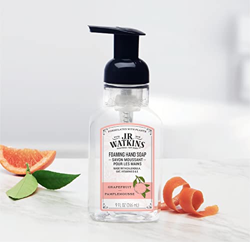 image for J.R. Watkins Foaming Hand Soap Pump with Dispenser, Moisturizing All N