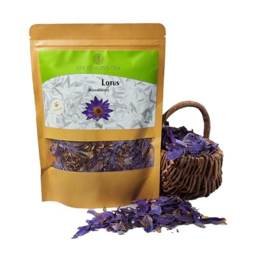 Lotus Tee | 25g, blaue Blütenblätter