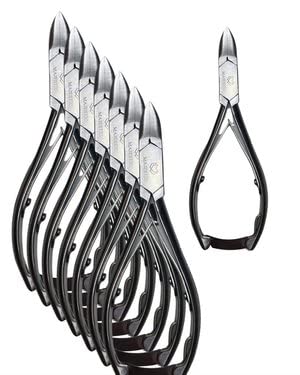 Pince à ongles incarnés double face outil pédicure avec lime de dégagement