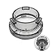 STFALI Imbuto dosatore caffè 54 mm, strumento per Breville Barista Portafilter, compatibile con Sage Breville Portafilter Espresso, accessori per caffettiere, trasparente, plastica
