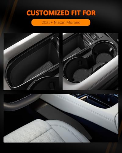 Insertos para portavasos Nissan Murano 2025-2026 11Pzs miniatura 2