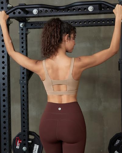 Image of RUNNING GIRL Sports Bra for Women High Support, Molded Cup Supportive High Impact Sports Bras with Sewn in Pads