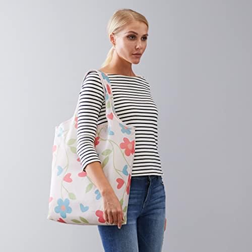 Amazon Basics Eco-Friendly Reusable Shopping Bag, 17 L Floral