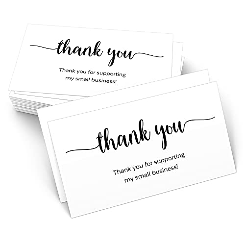 321Done Thank You for Supporting My Small Business Cards (3.5
