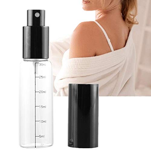 Preisvergleich Produktbild OVsler Zerstäuber SprüHflasche Klein SprüHflasche Glas Parfümzerstäuber Nachfüllbar Parfüm-Dekanter Parfümflasche Parfümzerstäuber Parfüm-Reiseflasche Nachfüllbare Parfümflasche Black