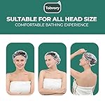 Disposable Shower Caps - 100PCS Shower Cap Tobvory Waterproof Plastic Shower Cap For Women Men For Hair - Extra Elastic Large Shower Caps For Bath, Hair Treatment, Conditioning In Home Hotel Travel - Image 5