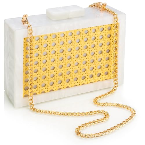 Image of YYW Women's Evening Clutch Acrylic Clutch Purses for Women Wedding Prom Dress Bag | for Women