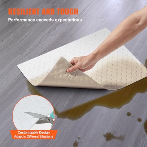 Vevor XYX15×20IN 100 Pcs Oil Absorbent Pads 20 Inch W X 15 Inch L White Spill Absorbent Pads thumb #4
