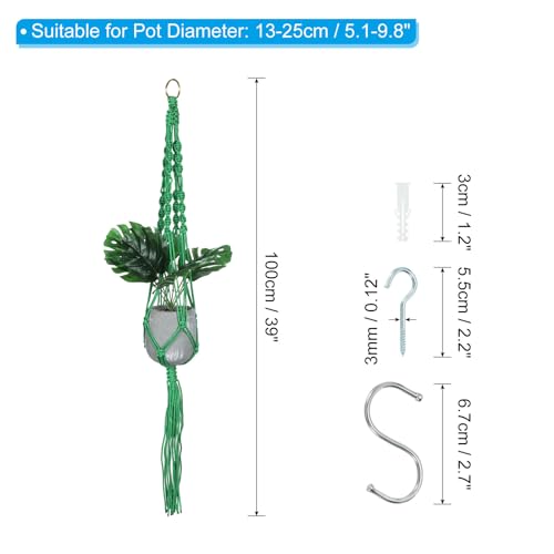 PATIKIL Macrame Hanging Planter - Image 2