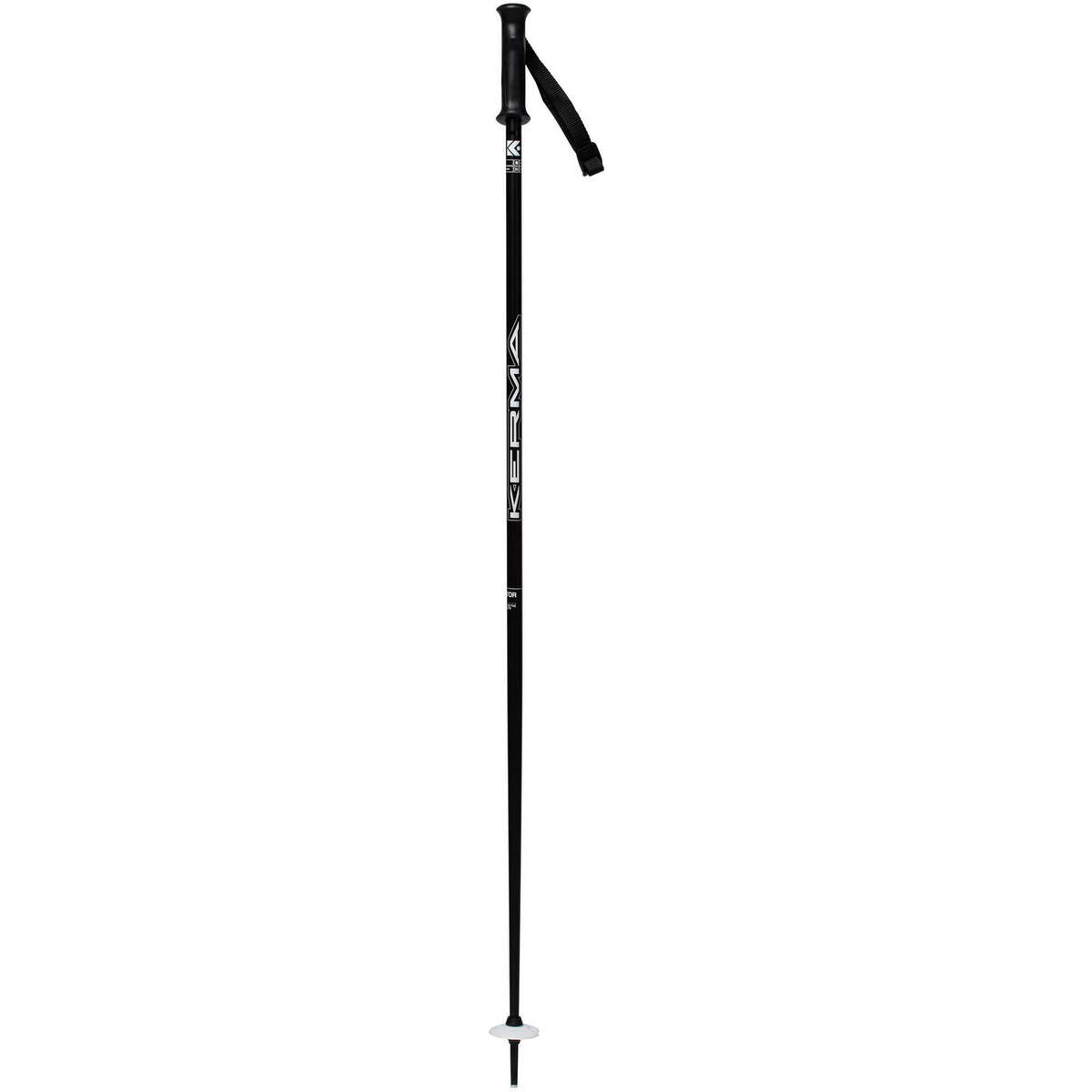 kerma - Batons De Ski Vector Black Homme - Homme - Taille 135 - Noir