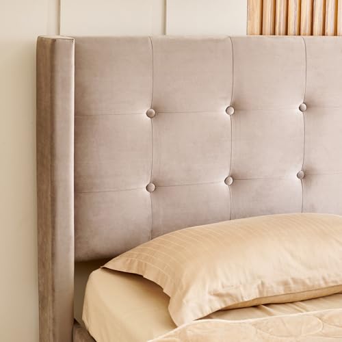 Image of Home Centre | Helios Bravo Betty Single Bed | Engineered Wood | Brown | 1 Year Warranty