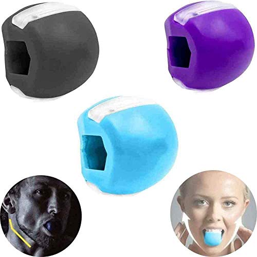 GZD - 3 Pcs Face Fitness Ball,Jaw Exerciser,Anti-Wrinkle Anti-Aging Double Chin, Neck Toning Equipment Facial Beauty Tool
