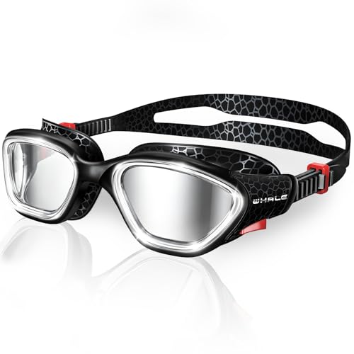 Image of Whale Swim Goggles Polarized Anti-Fog Lenses, Unisex | 100% UV Protection | Anti-Fog Goggles High Definition, Wide-Angle View