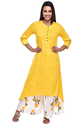 Image of Pistaa's Women's Regular Fit High Rise Palazzo