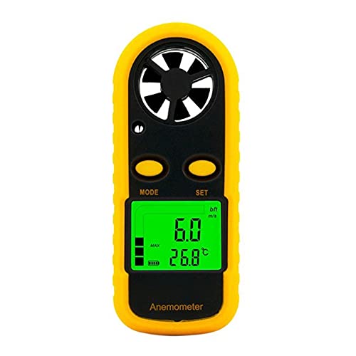 Anémomètre numérique 0-30m/s et testeur de température LCD