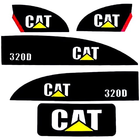 Linzhen Sticker Set for Huina 550 RC Excavator Amewi Channel RC Excavator Amewi 1:14 Decals Cover